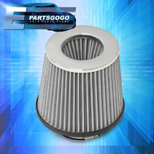 For Lotus 2.5 Air Filter Washable Replacement Jdm Cold Short Ram Intake Silver
