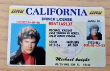Michael Knight Knight Rider Novelty License Made On Metalaluminum
