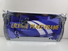 Chrome Plated Zinc Metal Palm Tree License Plate Frame