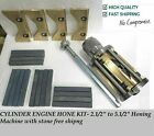 Cylinder Engine Hone Kit- 2-12 To 5-12 Honing Machine 4 Grit Stones Combo