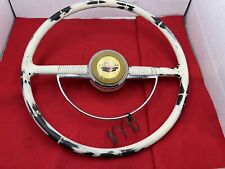 1949 1950 Ford Steering Wheel And Complete Horn Ring