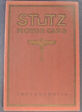 1913 Stutz Motor Car Catalog Brochure Touring Car Roadster Original 13