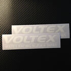 2x White Voltex Decal Gt Wing Vinyl Sticker For Brz Frs 350z 370z S2000 Evo Gtr