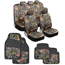 Camouflage Seat Covers Full Set With Matching Camo Car Floor Mats Universal Fit