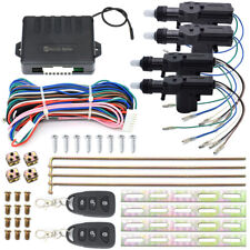 Car 4 Door Power Lock Kit Universal Keyless Entry System Security Remote Central