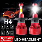 Pair 9003h4 Led Headlight Bulbs Conversion Kit Highlow Beam 6500k Bright White