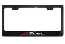 Carbon Fiber License Plate Frame For Acura A Spec Aspec