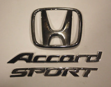 2013 2014 2015 2016 2017 Honda Accord Sport Sedan Rear Trunk Deck Lid Emblem Set