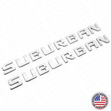 2x For Chevy Suburban Door Liftgate Logo Nameplates Letter 3d Badge Emblem Ltz