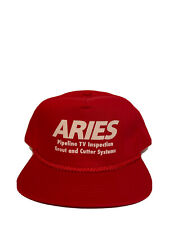 New Vintage Aries Pipeline Tv Inspection Snapback Trucker Hat
