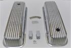 Bbc Big Block Chevy Tall Finned Polished Aluminum Valve Covers 396 427 454 Tall