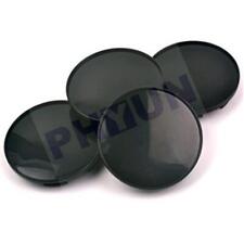 58mm 53mm Black Abs Car Wheel Center Hub Caps Decorative Cover Set Of 4