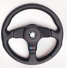 Bmw 360mm Rare E24 E28 E30 E32 E34 M3 M5 Napa Leather M-tech Steering Wheel