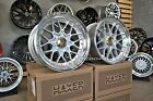 New 18 Inch 5x112 Haxer Bbs Rs Ii 2 Style Deep Dish Wheels For Bmw Audi Mercedes