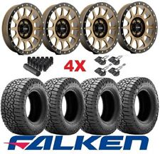 Fit Tacoma 4runner Bronze Method Wheels Rims Tires 26565r17 Falken At4w