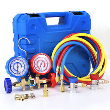 Car Ac Manifold Gauge Set Automotive Air Conditioning Diagnostic Ac Recharge Kit