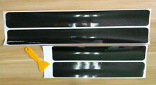 4pcs Carbon Fiber Car Door Plate Sill Scuff Cover Anti Scratch Sticker Protector