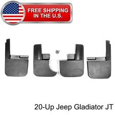 4 Pcs Oe Factory Fitment Splash Mud Guards Flaps For 2020-2023 Jeep Gladiator Jt
