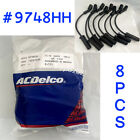 8pcs Genuine Acdelco Spark Plugs Wires Oem 9748hh For Gmc Chevy Hummer 5.3 6.0