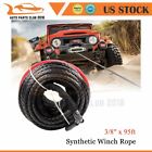 38 X 95 Synthetic Winch Line Cable Recovery Rope 20500lb Atv Suv Good Quality