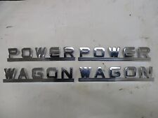 Four Rare Emblem Dodge Power Wagon Truck Used Original Excellent Condition Rare