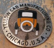 1921-1923 Yellow Cab Radiator Emblem Badge - High Rarity Free Shipping