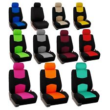 Car Seat Covers Flat Cloth Front Set Universal Fit For Auto Truck Suvs