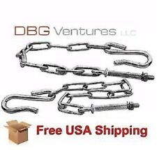 For 1941-53 Chevy Pickup Truck Tail Gate Tailgate Chain Stainless Steel Stepside