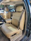 For Gmc Yukon 2000-2002 Beige S.leather Custom 2 Front Seat And 2 Armrest Covers