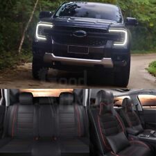 For Ford Ranger 2000-2022 Full Set Leather Car Seat Covers Front Rear Cushion Us