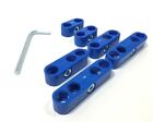 Spark Plug Wire Separators Dividers Looms Ignition 8mm 9mm Chevy Ford Mopar Blue