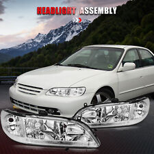 Headlights For 1998-2002 Honda Accord Headlamps Assembly Driver Passenger Side