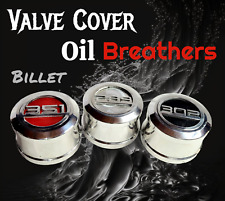 Billet Aluminum Round Oil Breather Cap Push-in Style Valve Cover Polished
