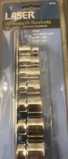 Laser 3474 7 Piece Socket Set-whitworth-38d-new In Package