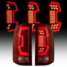 For 2007-2013 Chevy Silverado 1500 2500 3500 Led Tail Lights Sequential Red Lens