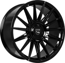 22 Lexani Lotus Xl Wheels Gloss Black Stagger Rims Fit Mercedes S Cls Sls Audi