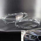 Pair Clear Headlight Headlamp Lens Cover Transparent For Bmw F30 2013-2016 Us