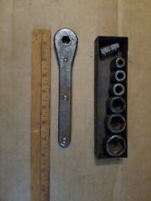 Antique Packer Auto Specialty Co Ray Wrench 325 Sockets Old Mechanics Tools