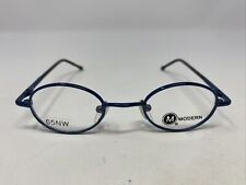 Modern Junior Blue 35-18-125 Blue Metal Full Rim Eyeglasses Frame Si94