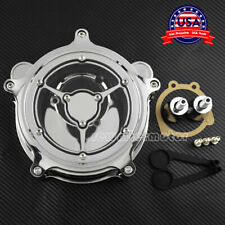 All Chrome Air Cleaner Intake Filter Fit For Touring 00-07 Dyna Softail 00-15