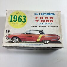 Vtg 1963 Ford T-bird Landau Model Kit Stock Custom Competition Palmer Plastics