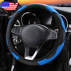 Blackblue Car Pu Leather Steering Wheel Covers 38cm15 Universal Unisex
