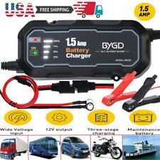 12v Smart Automatic Battery Charger Maintainer Motorcycle Car Trickle Float