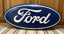 Ford Sign Service Dealer Garage Metal Vintage Style Wall Decor Tools Gas Oil