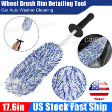 17 Car Wheel Cleaning Brush Tool Tire Washing Clean Alloy Soft Bristle Cleaner