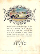 Young People Enthusiastically Applaud Stutz Landau Coupe Ad 1928spm