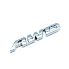 3d Metal Silver Awd Letters Car Emblem Auto Door Trunk Badge Sticker Accessories
