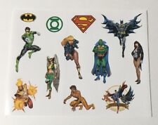 Justice League Stickers Decal Sheet Sticker 5.75 X 4 Dc Comics New