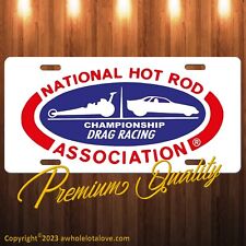 Nhra Drag Racing Aluminum Vanity License Plate Tag New Light Weight New Hot Rod
