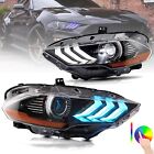 Vland Full Led Headlights W Rgb Drl For Ford Mustang 2018-2021 With Sequential